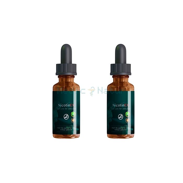 ✙ NicotinEX drops - phyto drops from smoking