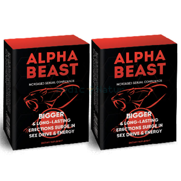 ✙ Alpha Beast caps - amplificator al libidoului masculin