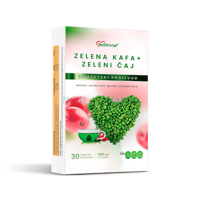 ✙ Zelena Kafa plus - produkt na kontrolu hmotnosti